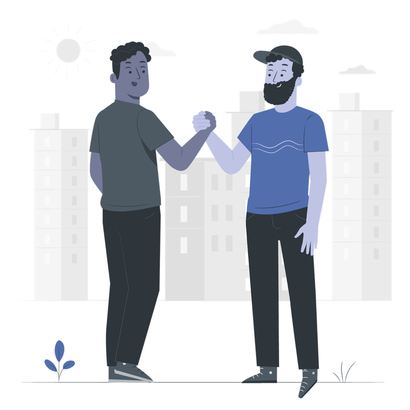 handshake illustration 2